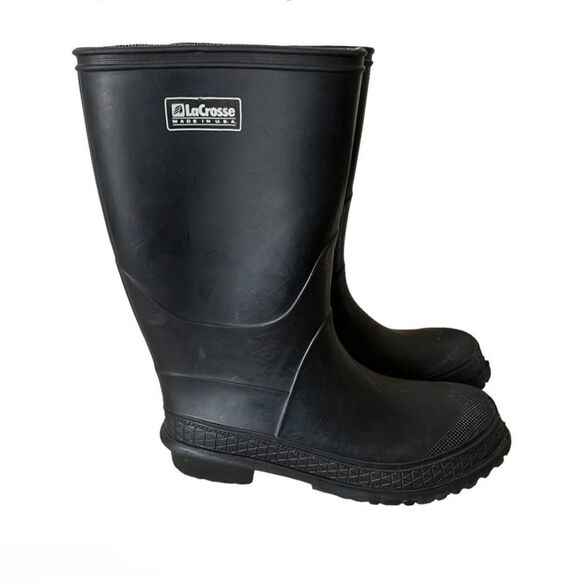 Lacrosse kids black rubber rain boots Sz
13 - Picture 3 of 13
